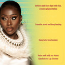 Juvia'S Place Coffee Shop Luxe Lip Liner: Espresso - Colorstay Matte Finish Lip Pencil, Makeup For Natural Long Lasting Beauty And Sensational Wear, Lip Stain Kiss Proof Cometics