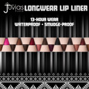 Juvia'S Place Long Wear Lip Pencil  Ruby  Waterproof & Kiss-Proof, Long Lasting Lip Liner, Smooth Makeup Application - Soft Matte Finish Base For Lipstick - 13 Hours Of Wear For Everyday Use