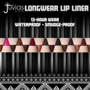 Juvia'S Place Long Wear Lip Pencil  So Rare  Waterproof & Kiss-Proof, Long Lasting Lip Liner, Smooth Makeup Application - Soft Matte Finish Base For Lipstick - 13 Hours Of Wear For Everyday Use