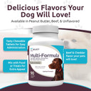 K9 Select Multi-Formula Dog Vitamins For Large Dogs - 30Mg Hmr Lignans, 3Mg Melatonin, 60Mg Milk Thistle - Helps Heart, Liver, Digestion, Skin & Coat Health, Dog Multivitamin, 90 Tablets, Beef Flavor