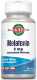 Kal 3 Mg Melatonin Tablets, 60 Count