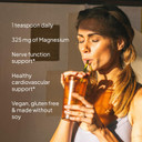 Kal Heart Magnesium Powder, Red Raspberry Flavor, Heart Health Support, Magnesium Drink Mix, Magnesium Supplement, Sugar Free, 70 Servings, 11 Oz