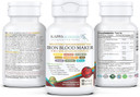 Kappa Nutrition Iron 26Mg, Vitamin C & Orange 150Mg, Folate 667Mcg Dfe, Vitamin B12, Beetroot, Brewers Yeast, Broccoli & Mct Oil 9 In 1 Advanced Complex (60 Capsules)