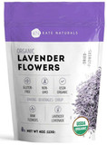 Kate Naturals Dried Lavender Flowers For Tea, Syrup, Lemonade, Soap Making. Edible Culinary Grade Buds (4Oz, Organic, Food Grade)