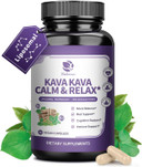 Kava Kava Root Extract Supplement - Liposomal Kava Capsules With L Theanine 200Mg, 50% Kavalactones, Relax Calming Kava Extract, Vitamin B6, B12 - For Sleep, Mood, Cognitive & Immune Support, 90Ct