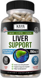 Kaya Naturals Liver Cleanse Detox & Repair - Milk Thistle Supplement - Liver Detox For Women And Men - Artichoke Extract And Dandelion Root Capsules - 30 Count