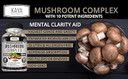 Kaya Naturals Premium Mushroom Complex Potent 1995Mg Per Serving  Wellness Support  Non-Gmo & Gluten-Free  90 Capsules