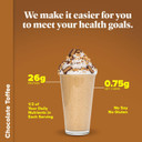 Keto Chow Chocolate Toffee - Keto Meal Replacement Shake Powder - Nutritionally Complete - Low Carb - Delicious Easy Meal Substitute - Protein Rich You Choose The Fat - Single Meal Sample