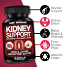 Kidney Support Cleanse Detox & Repair 120 Caps - Together With - 15 Day Cleanse | Colon Detox With Natural Laxative