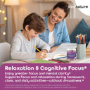 Kind Nature L-Theanine Gummies 200Mg  Vegan Calm & Focus Supplement For Adults & Kids Ages 4+  Mixed Berry Chewable, Low Sugar, Non-Drowsy