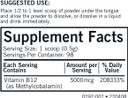 Kirkman - Methylcobalamin - Energy Production - Concentrated Powder - 2 Oz - 57 Grams