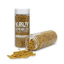 Krazy Sprinkles Gold Jimmies - (1/2 Cup 1X Jar) | Sprinkles For Baking, Ice Cream & Decorating By Bakell