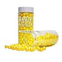 Krazy Sprinkles Yellow Pearl 8Mm Beads - (1/2 Cup 1X Jar) | Sprinkles For Baking & Decorating By Bakell
