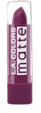 L.A. Colors Matte Lip Color, Stay Put Plum Cml513