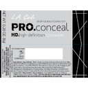 L.A. Girl Pro Conceal Hd Concealer, Light Yellow Corrector, 0.28 Ounce (Gc995)