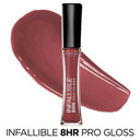 LOreal Paris Makeup Infallible 8 Hour Hydrating Lip Gloss, Raisin, 0.21 Fl Oz