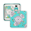 La Chatelaine Coconut Milk Triple Milled Bar Soap And 20% Shea Butter Hand Cream Gift Set, Decorative Tin, Plant-Based, Natural & Organic, Made In France (7 Oz. Soap Bar, 1 Oz. Hand Lotion)