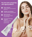 Lactic Acid Vaginal Gel - Vaginal Moisturizer - Ph Balance Restorer - Vaginal Health - Prevents Itching, Burning & Odor - Hygienic Applicator - Treats & Prevents Vaginal Infections (12 Count)