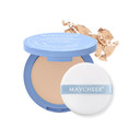 Lamuseland Pressed Powder Compact, Oil Control Brighten Skin 6 Colors Face Powder, Whitening Highlighting Face Makeup Tools For Women Girls (Ki03)