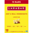Larabar Lemon Bar Fruit And Nut Bars, Gluten Free And Vegan, 19.2 Oz, 12 Ct
