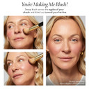 Laura Geller New York Baked Blush-N-Brighten Marbleized Blush + Angled Brush (03 Coral Cove, 47Mm)