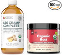 Leg Cramp Complete 16Oz & Pure Organic Beet Root Powder 100 Capsules Bundle