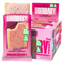 Legendary Foods 22G Cherry Protein Pastry - Low Carb Meal Replacement Bar - Low Glycemic, Gluten Free Protien Snacks - Healthy Keto Snack Box 8 Zero Sugar Energy Bars - Bariatric Diabetic Friendly