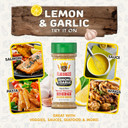 Lemon Garlic Seasoning Mix By Flavor God - Premium All Natural & Healthy Spice Blend For Chicken, Seafood, Salads & Vegetables - Kosher, Low Sodium, Dairy-Free, Vegan & Keto Friendly - Great Flavor Spices And Seasoning Gift