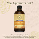 Honey Gardens Ginger And Honey Syrup With Organic Apple Cider Vinegar And Propolis - Ginger Root And Ginger Root Extract - Apitherapy Digestive Support Supplement - 8 Fl Oz, 48 Servings