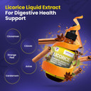 Licorice Liquid Extract For Digestive Health Support 4 Fl Oz - Cinnamon, Cloves, Anise, Orange Peel, Cardamom, Rooibos Herbal Tincture Supplement