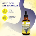 Licorice Liquid Extract For Digestive Health Support 4 Fl Oz - Cinnamon, Cloves, Anise, Orange Peel, Cardamom, Rooibos Herbal Tincture Supplement