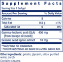 Life Extension Mega Gla Sesame Lignans, Omega-6 Fatty Acids To Promote A Healthy Inflammatory Response, Gluten Free, Non-Gmo, 30 Softgels
