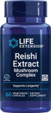 Life Extension Reishi Extract Mushroom Complex - Mushrooms Herbal Supplement For Immune Support  Ganoderma Lucidum Extract - Gluten-Free, Non-Gmo, Vegetarian  60 Capsules