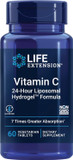 Life Extension Vitamin C 24-Hour Liposomal Hydrogel Formula, Absorbs Better Than Standard Vitamin C, Up To 24 Hours, Get The Most Out Of Your Vitamin C, Gluten-Free, Non-Gmo, Vegetarian, 60 Tablets