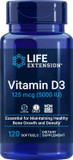 Life Extension Vitamin D3 5000 Iu, 120 Softgels, 125Mcg