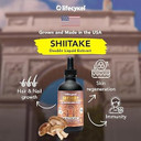 Lifecykel - Shiitake Mushroom Extract With Kakadu Plum - Advance Organic Mushroom Supplement For Hair, Nail And Skin - Potent Vitamin C Immune Boost For Adults - 1 Fl Oz