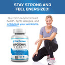 Life'S Fortune Liposomal Flavonoid High Potency Quercetin 250 Mg Natural Supplement, Plant -Based, Immune Support, Non Gmo, Gluten Free, 60 Veggie Caps