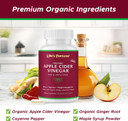 Life'S Fortune Organic Acv Apple Cider Vinegar Capsules 700Mg With Mother Supplement, Support Healthy Digestion With Ginger & Cayenne Pepper, 60 Count