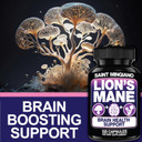 Lion'S Mane Mushroom Supplement | 120 Capsules: Alpha Brain Enhancement Of Cognitive Clarity, Focus With Our Specialty Blend 4 Mushroom Mycelium Formula