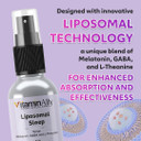 Liposomal Liquid Sleep Spray | Relaxation And Sleep Support | Vegan | Non-Gmo | Sugar Free | Gluten Free | 30 Day Supply