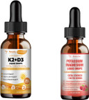 Liposomal Liquid Vitamin D3 K2 + Potassium Magnesium Supplement