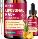 Liposomal Nad Supplement - 1200Mg Nad+ Liquid Drops For Women & Men With Resveratrol, Black Pepper Extract - Support Anti-Aging, Brain & Cellular Mitochondrial Health - 2 Fl Oz, Strawberry Flavor