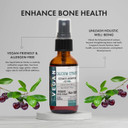 Liquid Calcium Citrate 1000Mg & Raw Vitamin C 150Mg Liquid Spray Mist For Optimal Absorption, Wild Cherry & Blackberry Flavor, Calcium Supplement, Non-Gmo, Gluten Free, Sugar-Free 2Oz (60Ml)