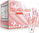 Liquid Collagen Peptides, 2500Mg Verisol Bioactive Collagen Peptides, Biotin, Hair, Skin, Nail Supplement For Women And Men