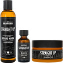 Live Bearded 3-Step Beard Grooming Kit - Wash, Oil And Butter - Made In The Usa - All-Natural Ingredients With Shea, Jojoba - Growth Support | 1880 Scent - Bourbon, Bitters, Citrus