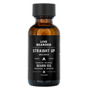Live Bearded Beard Oil, 1 Fl Oz - Premium All-Natural Jojoba - Made In The Usa - Hair And Skin Care For Men With Dry, Flaky Patches | Straight Up Unscented - Fragrance-Free