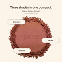 Live Tinted Huebeam Gradient Blushing Bronzer - Lightweight, Highly-Pigmented, Buildable & Blendable - Sunkissed, Glowy, Even Toned Skin Face Blush And Bronzer - Sahara Sunset