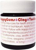 Living Libations - Organic Happy Gums Cleansing Clay Toothpaste | Natural, Wildcrafted, Vegan Clean Beauty (0.5 Fl Oz | 15 Ml)