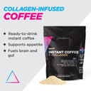 Livingood Daily Coffee-Infused Collagen Powder (Vanilla) - Grass-Fed Hydrolyzed Collagen Peptides, Vitamin & Mct Oil For Healthy Hair, Skin & Bones - Energy & Focus - Keto, Gluten Free - 30 Servings