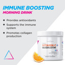 Livingood Daily High Dose Vitamin C Powder Supplement, 2,600 Mg Ascorbic Acid Powder Supports Immunity & Skin Health, Powdered Vitamin C With Quercetin, Sweetened With Stevia, Vegan, 30 Servings